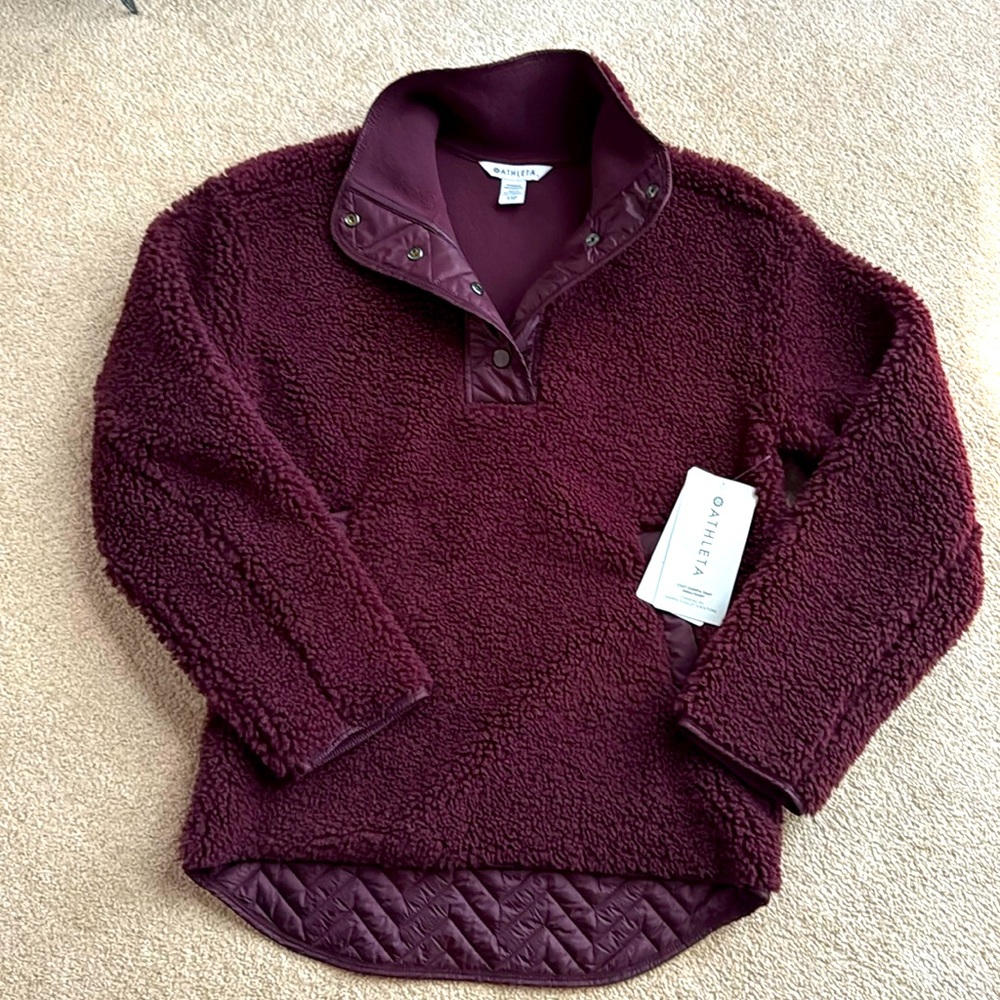 Athleta Fleece Pullover